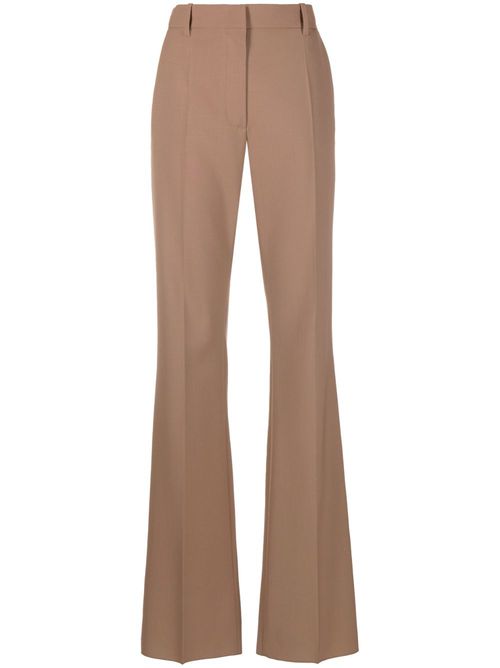 Tailored wool trousers - Brown