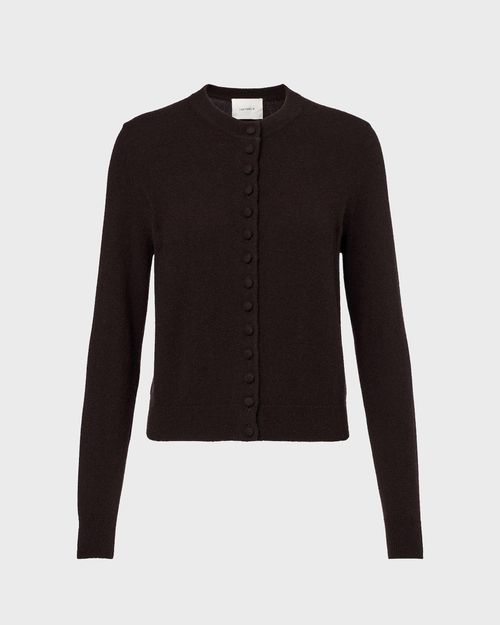 Lisa Yang Cardigan Wilona Cashmere Dark brown