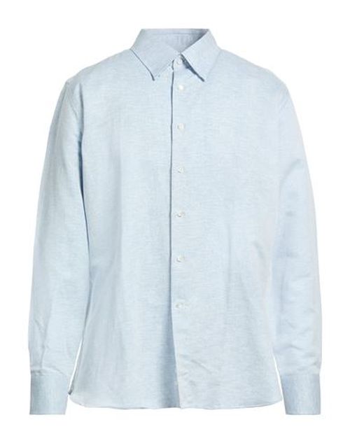 Man Shirt Light blue Size 15 ½ Linen, Cotton