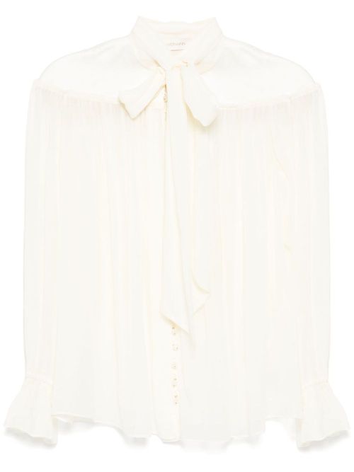 Shimmering buttons blouse - Neutrals