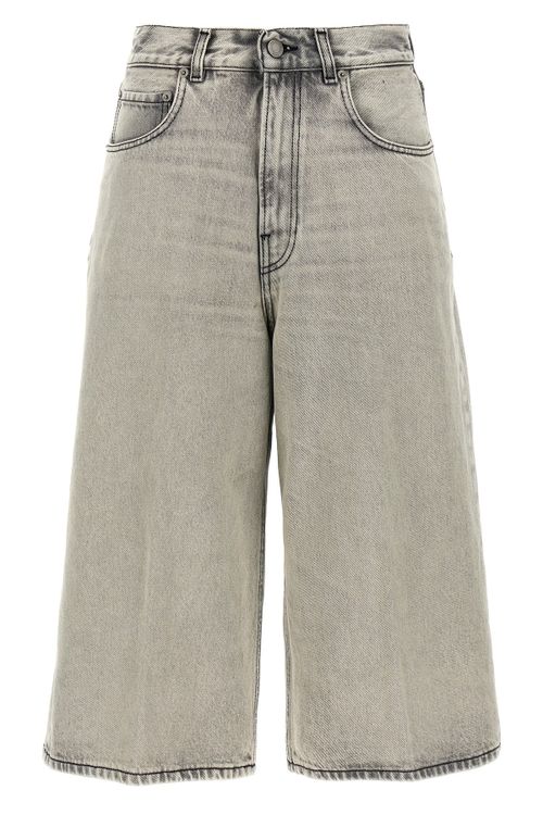'Belle Pearl Grey' Bermuda Shorts