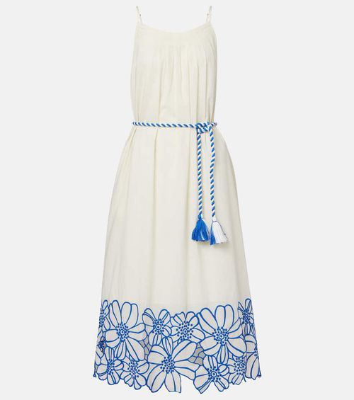 Juliette embroidered cotton midi dress