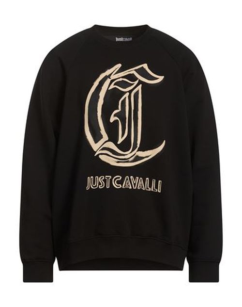 Man Sweatshirt Black Size M Cotton