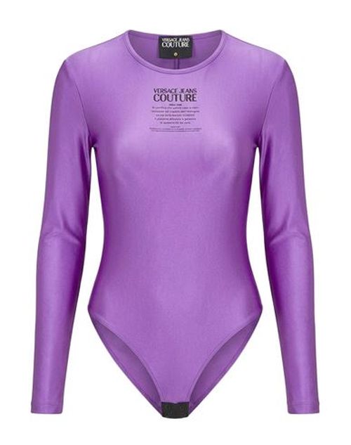 Woman Bodysuit Purple Size 6 Polyamide, Elastane