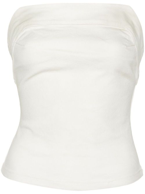 Denim tube top - Neutrals