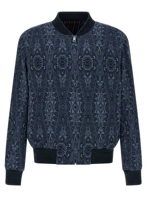 Jacquard Bomber Jacket