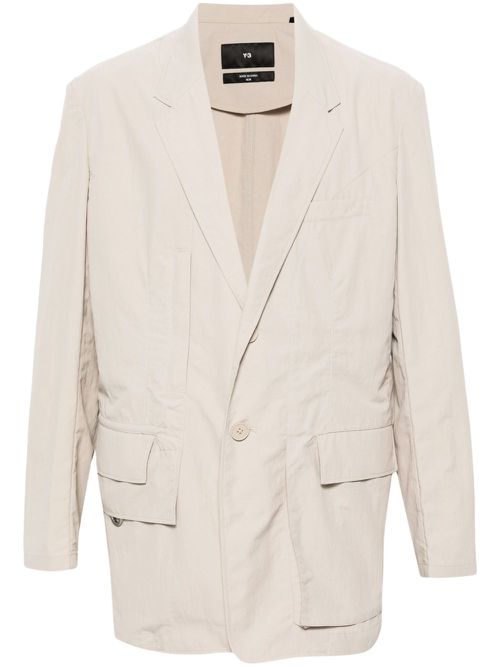 CR NYL single-breasted blazer - Brown