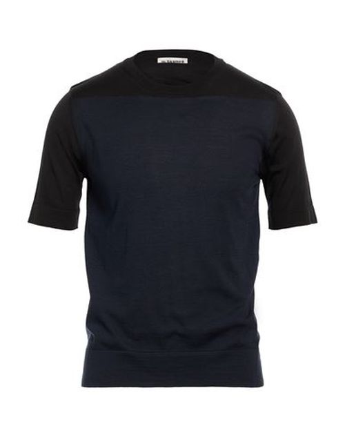 Man Sweater Midnight blue Size 36 Silk