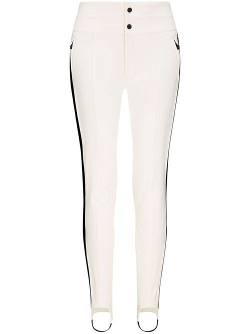 Aurora high-waisted skinny trousers - White