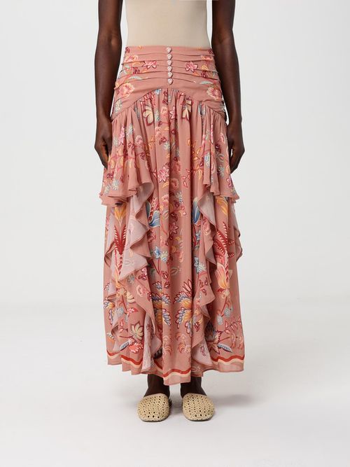 Skirt Woman color Coffee