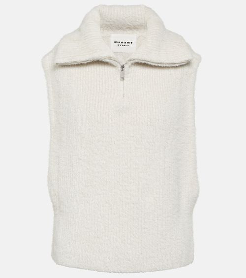 Milie high-neck sweater vest