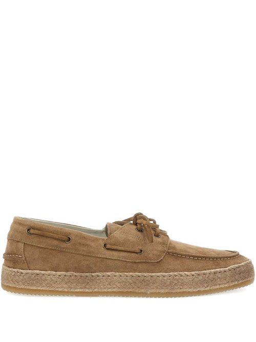 1933 Velour suede boat shoes - Brown