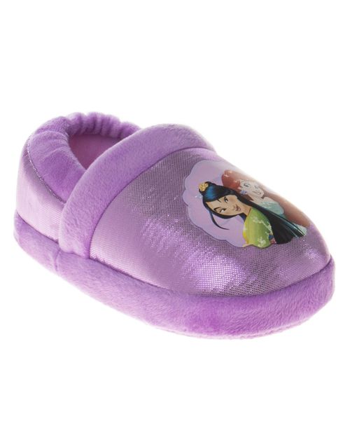 Josmo Official Licensed Princess Girls' Slippers - Purple
