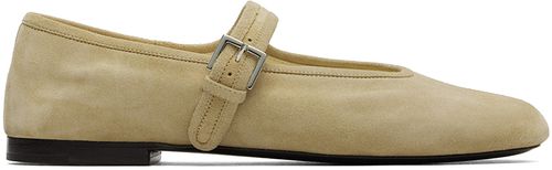 The Row Tan Boheme MJ Ballerina Flats