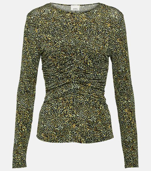 Jalilagb draped jersey top