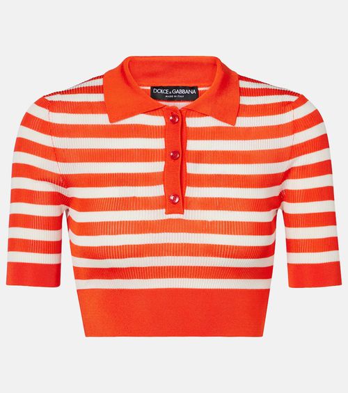 Striped polo shirt