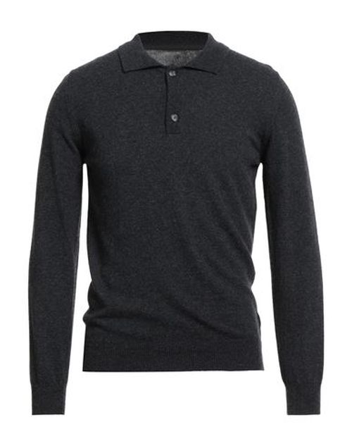 Man Turtleneck Charcoal Size S Wool, Cashmere