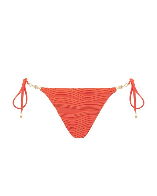 Bluebella Orta Tie-side Bikini Brief Hot Coral