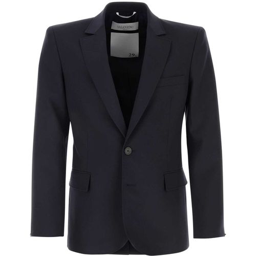 Valentino Garavani Midnight Blue Wool Blazer