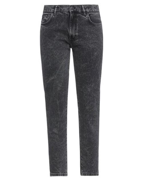 Woman Jeans Black Size 25 Cotton, Elastane