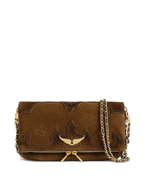 Rock Western Suede Clutch