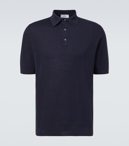 Cotton piqué polo shirt