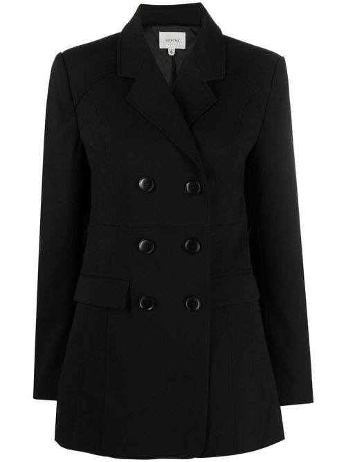 CaisaGZ double-breasted blazer - Black