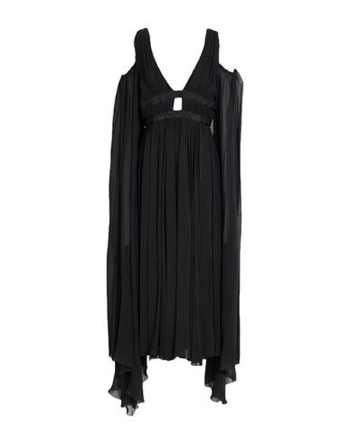 Woman Midi dress Black Size 2 Viscose, Polyester