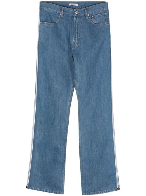 Decorative zip-detail jeans - Blue