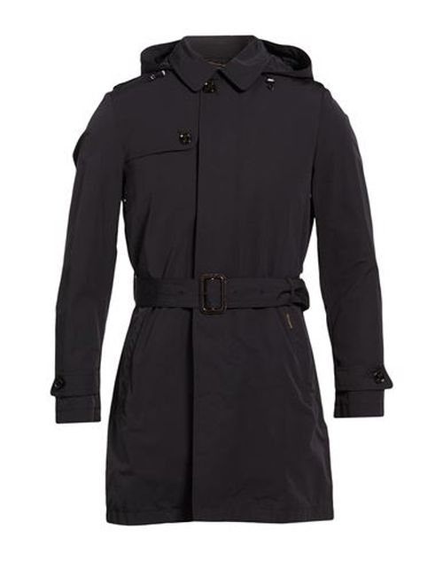 Man Overcoat & Trench Coat Midnight blue Size 32 Cotton, Polyester