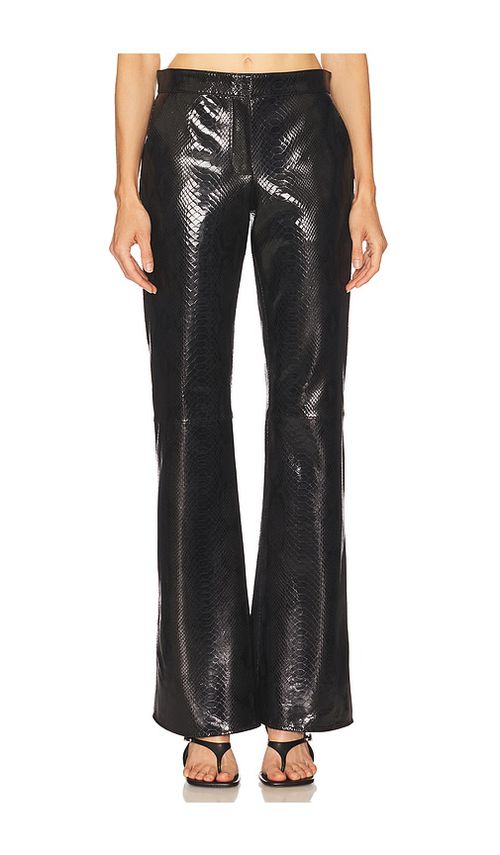 The New Arrivals by Ilkyaz Ozel Lenny Leather Pant in Black. 36/4. Also /2, 38/6