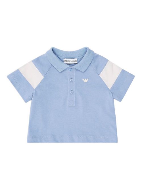 Cotton polo shirt - Blue