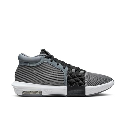NIKE Lebron Witness 8 Basketball Shoes (FB2239-004, Cool Grey/Black/White)