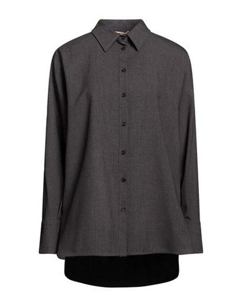 Woman Shirt Charcoal Size 4 Polyester, Viscose, Elastane