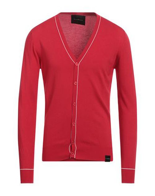 Man Cardigan Red