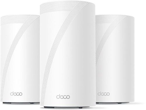 Deco BE16000 Quad-Band Mesh Wi-Fi 7 System with Multi-Gig (3-Pack) - White