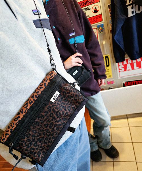Sacoche bag leopard print