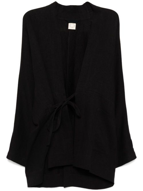Textured jacket - Black