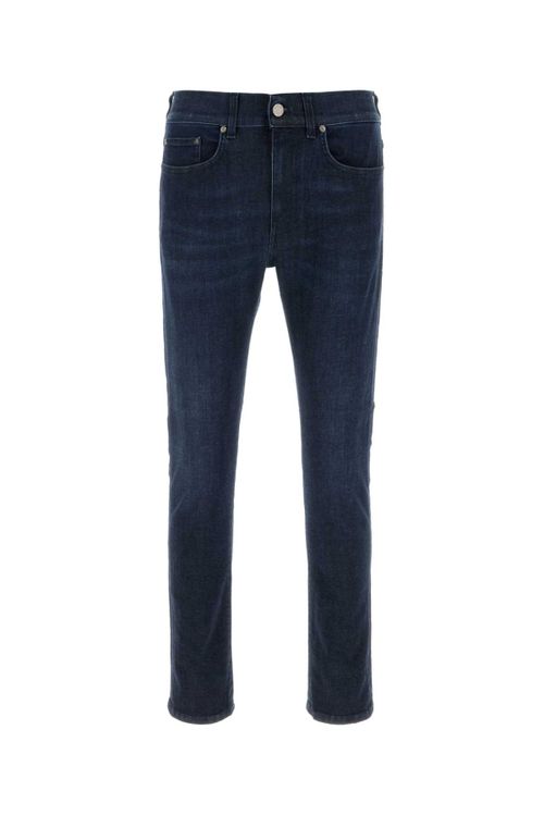 Dark Blue Stretch Denim Jeans