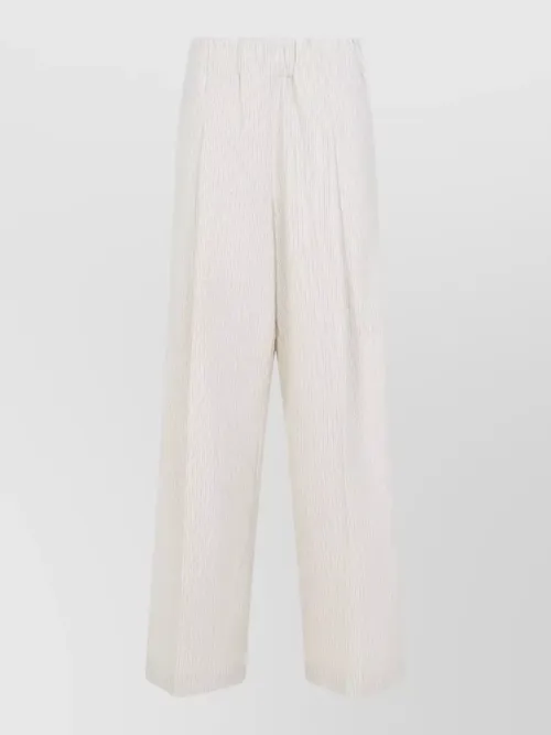 Dries Van Noten - pila trousers striped wide leg lightweight