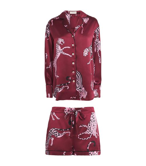 Silk Cheetah Alba Pyjama Set
