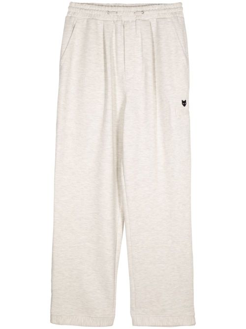 Panther wide-leg track pants - Grey