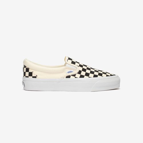 Vans LX Slip-On Reissue 98 - LX CHECKERBOARD BLACK/OFF WHITE - unisex