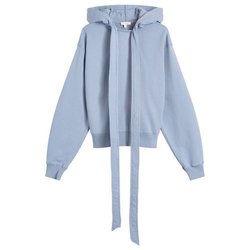 Women's Tied Bow Hoodie Steel Blue