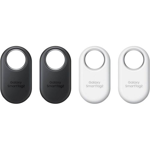 Samsung Galaxy SmartTag2 Bluetooth Tracker 4 Pack Compass View AR/Find Lost Mode in White