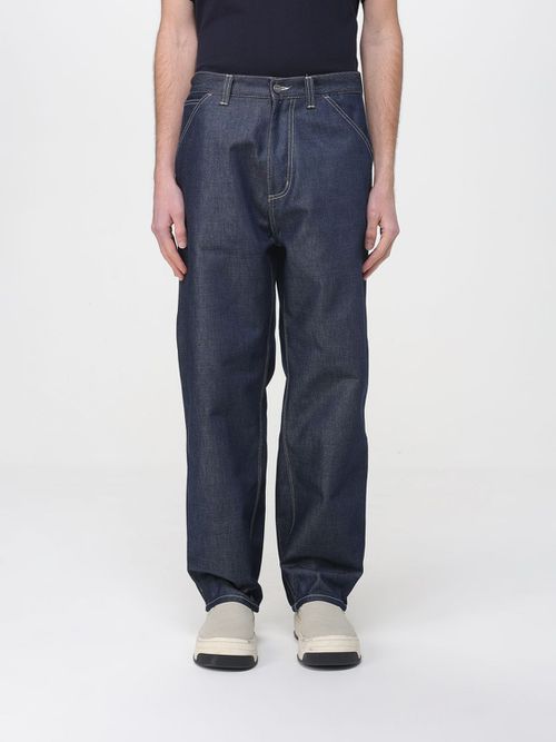Pants Men color Blue