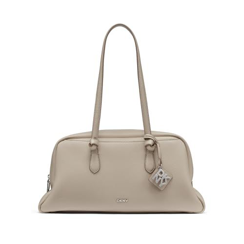 DKNY Women's Eliza Large Bowling Bag, Light Taupe, One Size
