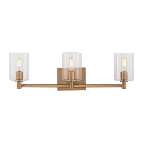 Fullton 3-Light LED Bathroom Vanity Light in Satin Bra
