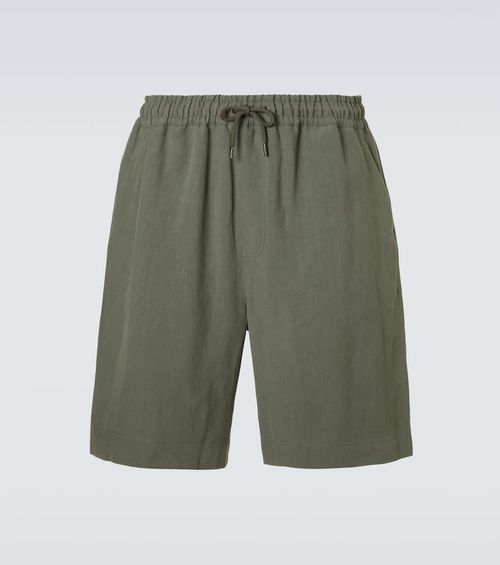 Linen Bermuda shorts
