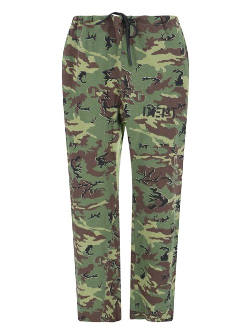 Camo-Print 100% Cotton Trousers